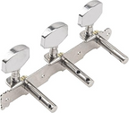 SET DE CLAVIJAS 3X3 P/ GUITARRA D´ANDRE PLATEADA