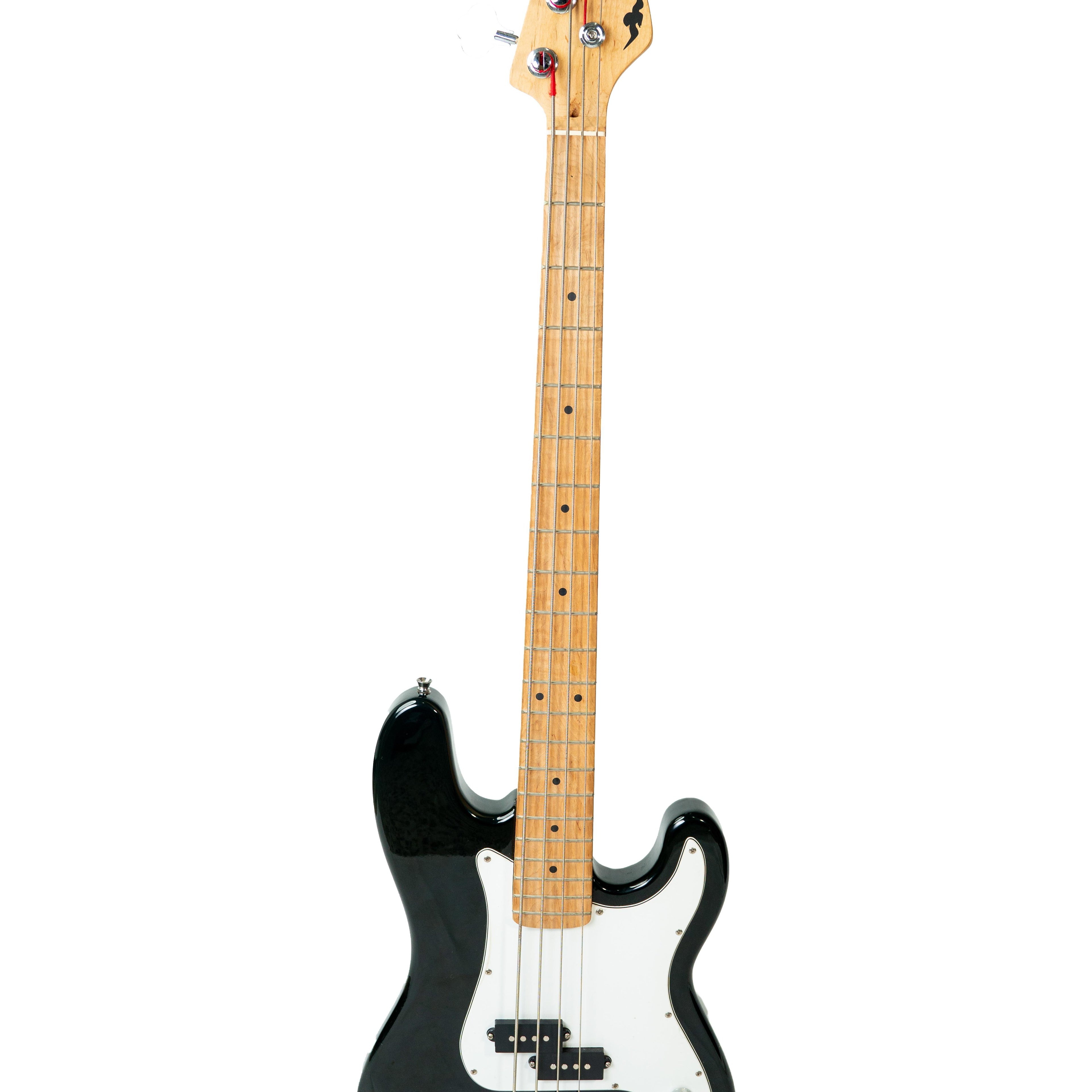 BAJO PRECISION CUATRO CUERDAS BLACK HAWK NEGRO