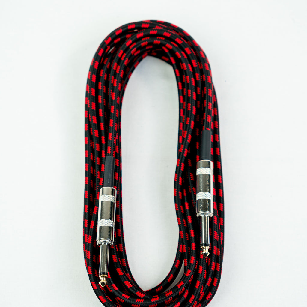 CABLE PLUG PLUG TRENZADO ROJO 6M