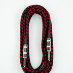 CABLE PLUG PLUG TRENZADO ROJO 6M