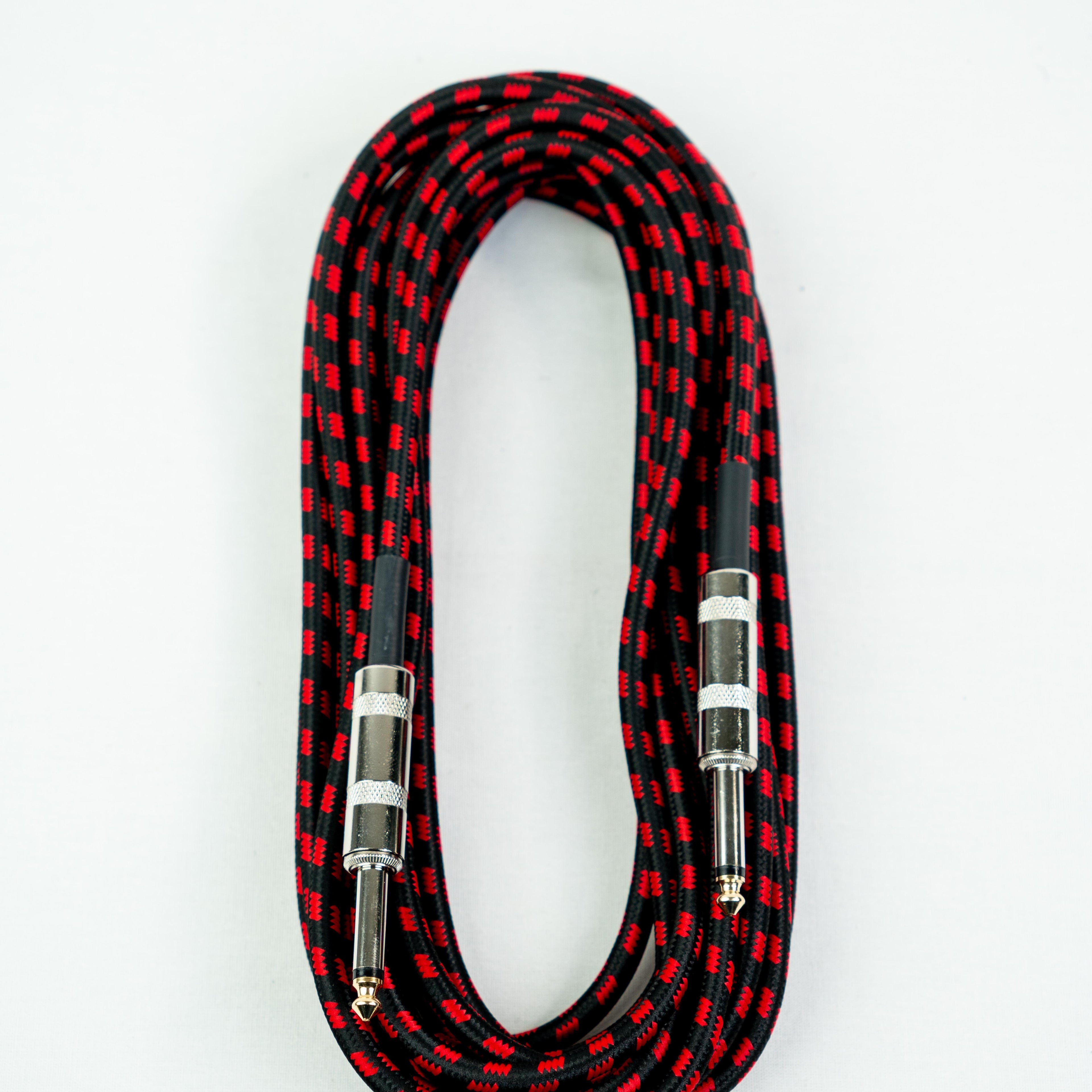 CABLE PLUG PLUG TRENZADO ROJO 6M