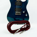 CABLE PLUG PLUG TRENZADO ROJO 6M