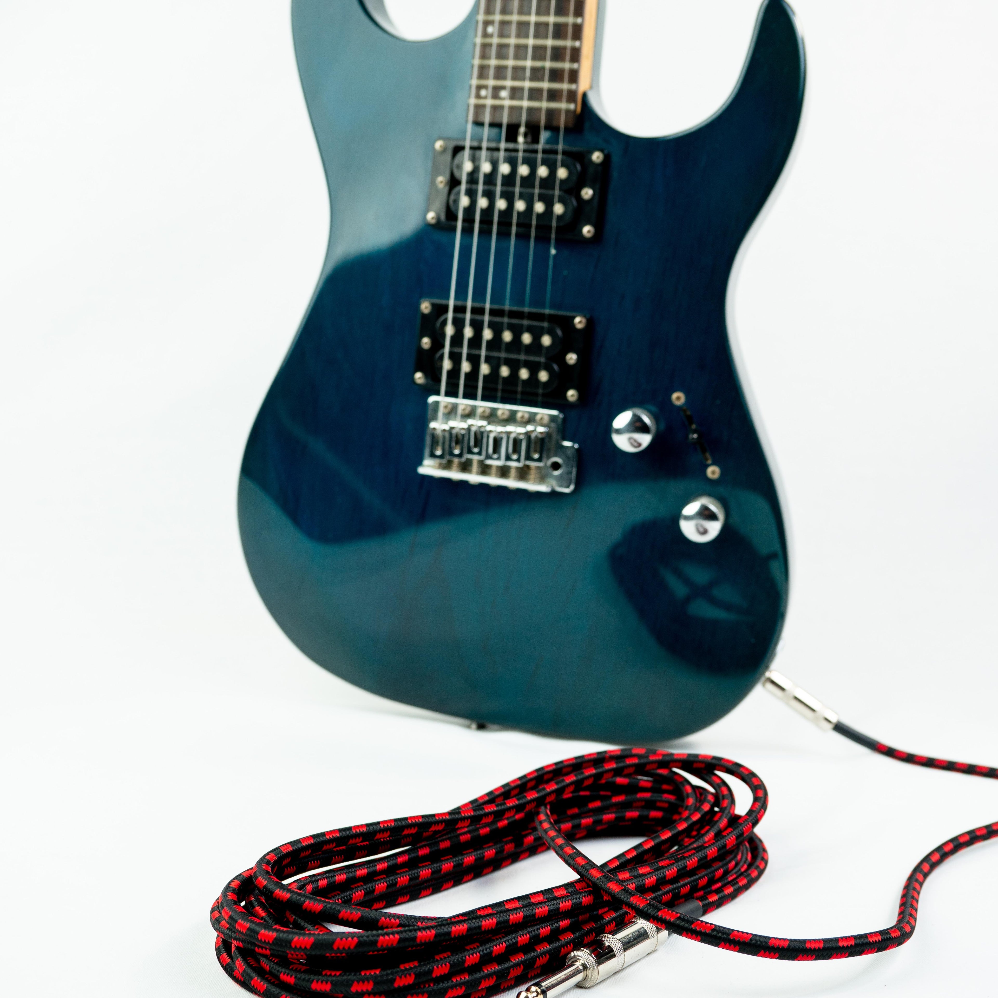 CABLE PLUG PLUG TRENZADO ROJO 6M