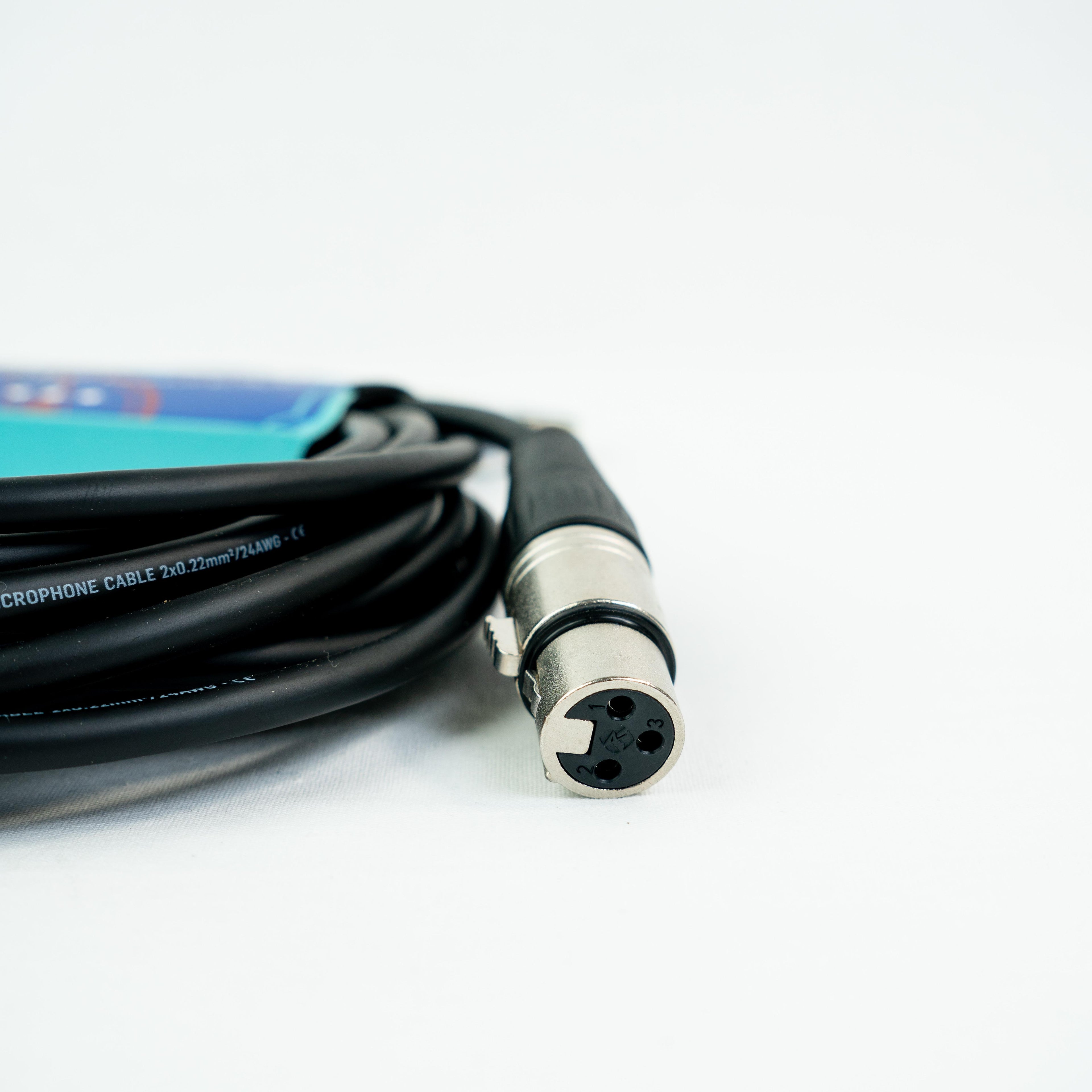 CABLE P/ MICROFONO XLR-XLR ROXTONE SMART 6MTS