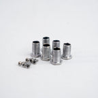 SET DE CLAVIJAS SENCILLAS DE METAL P/ CUATRO