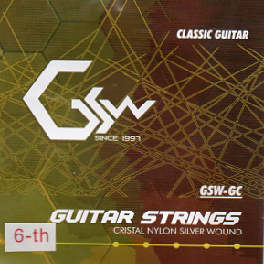 CUERDA P/ GUITARRA CLASICA SEXTA GSW