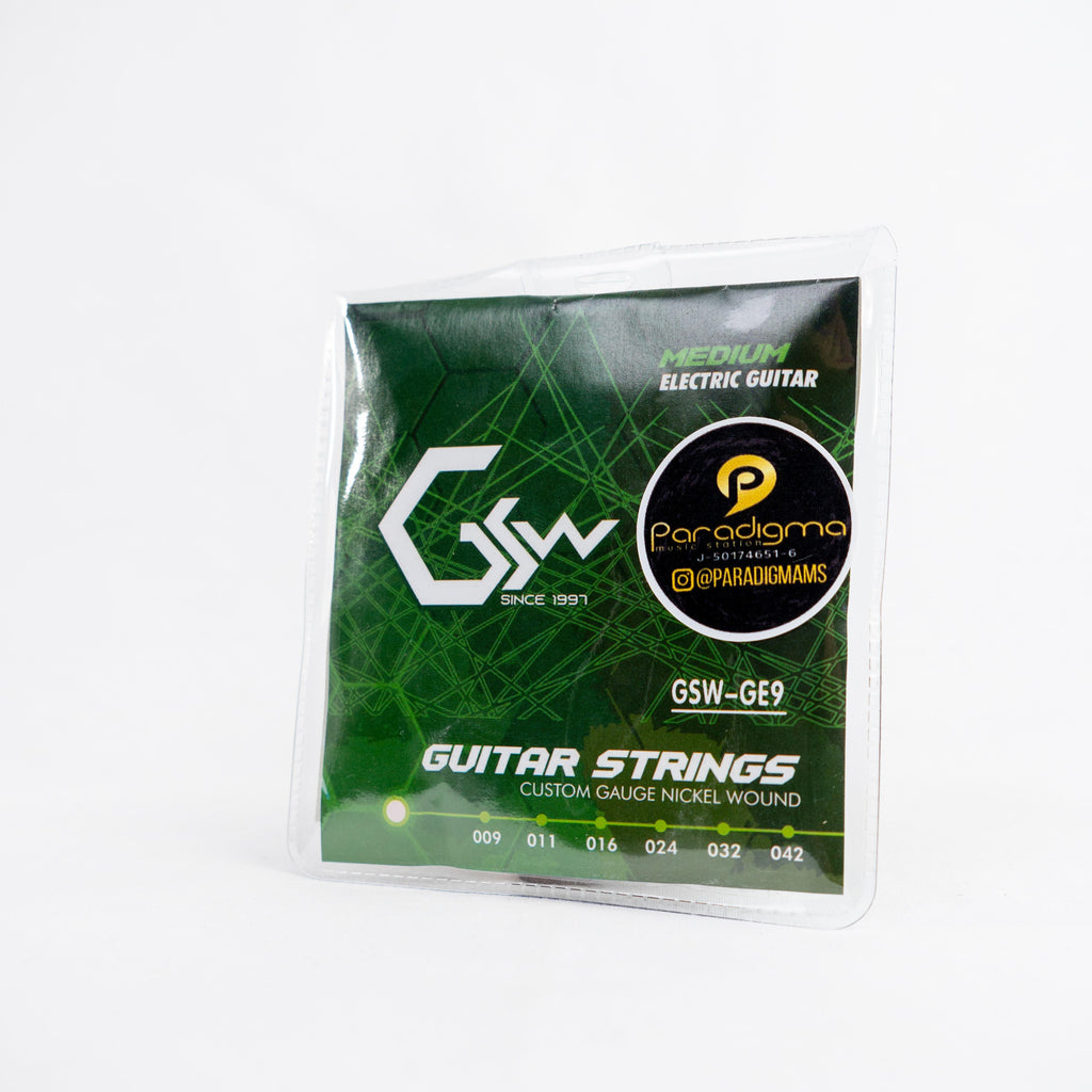 CUERDAS P/ GUITARRA ELECTRICA GSW 9