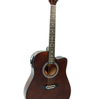 GUITARRA ELECTROACUSTICA COLOR CAOBA GSW