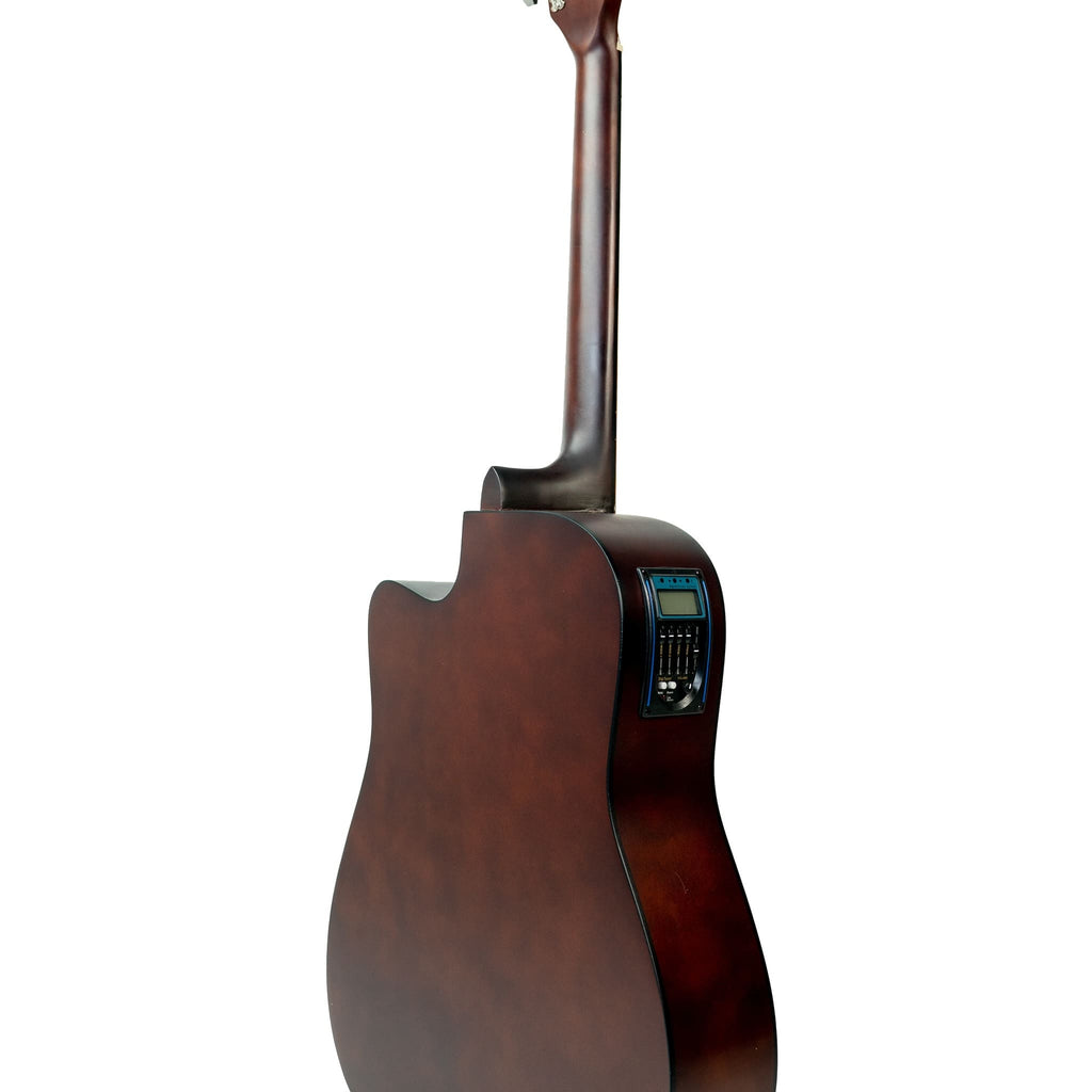 GUITARRA ELECTROACUSTICA COLOR CAOBA GSW