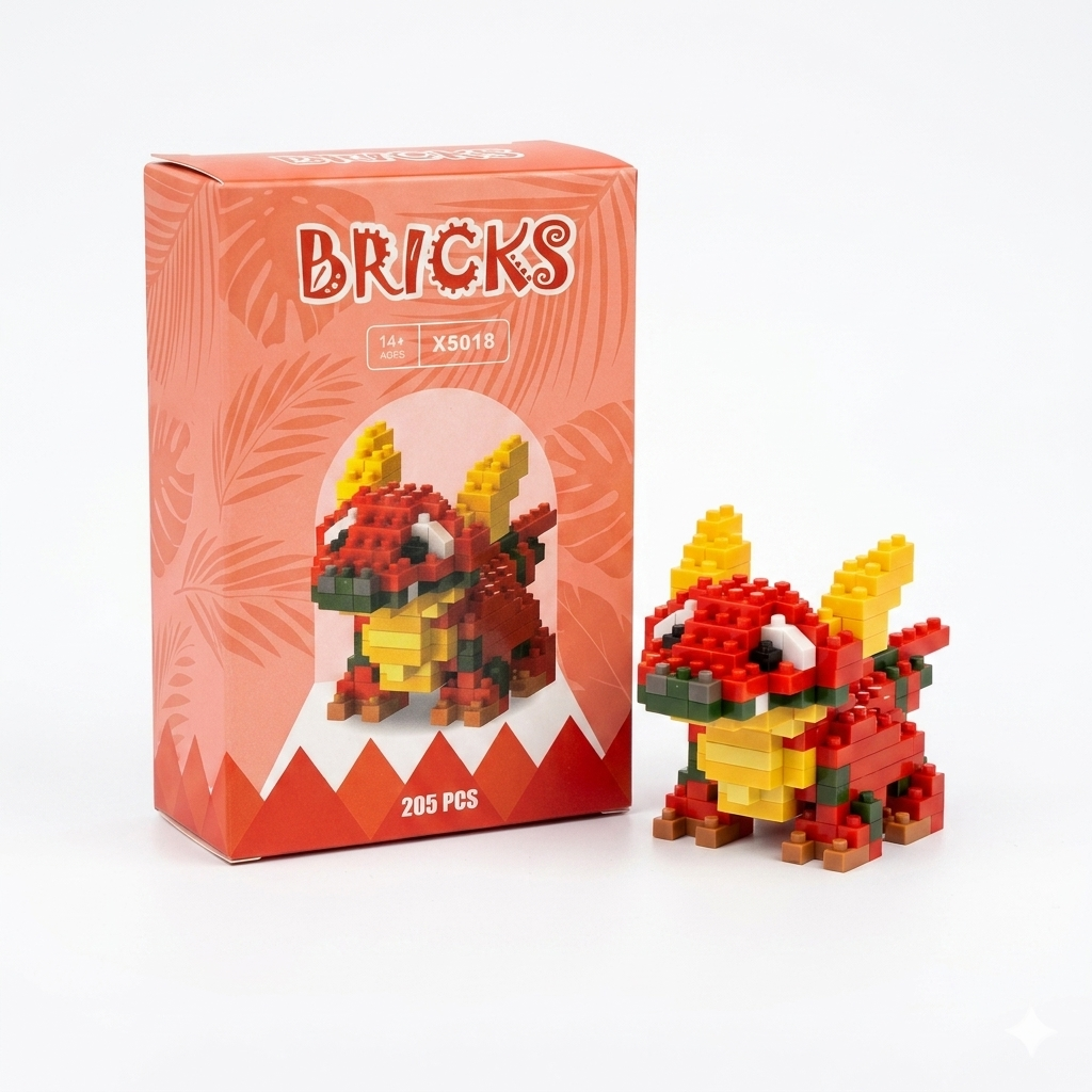 MINI BRICKS DINOSAURIOS