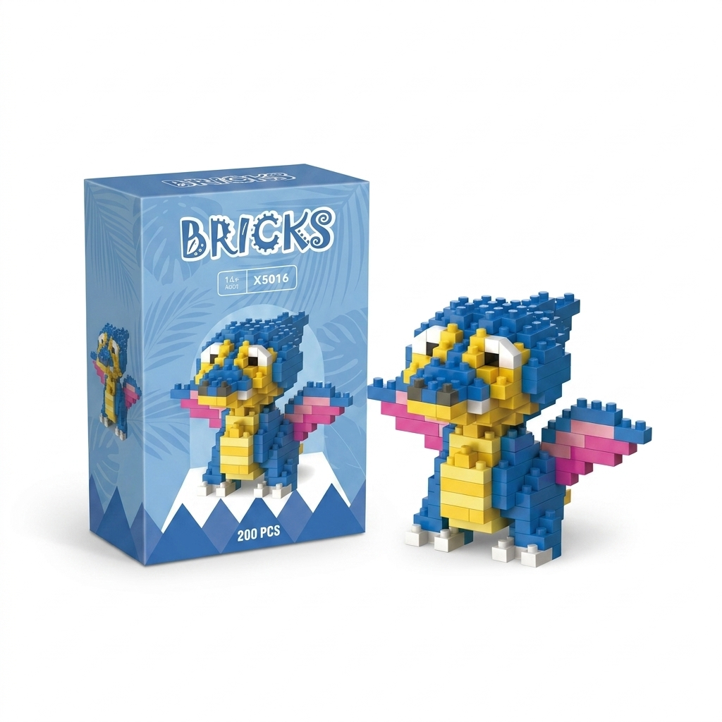MINI BRICKS DINOSAURIOS
