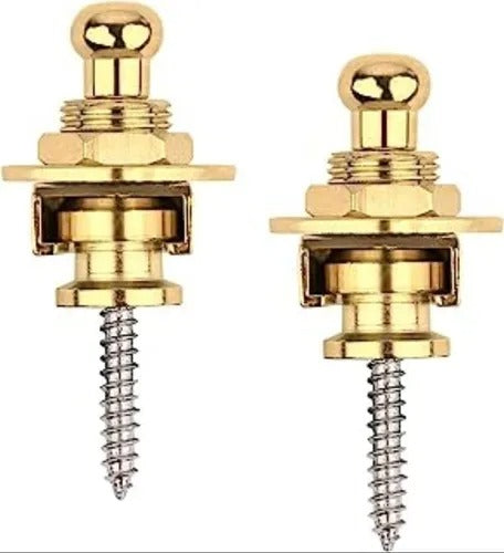 PIN STRAP LOCKS DE METAL DORADO