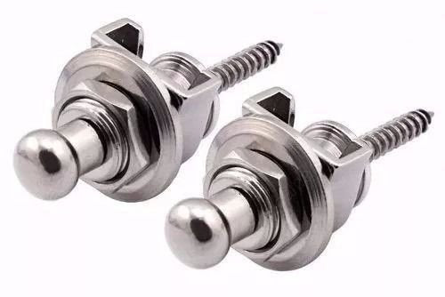 PIN STRAP LOCKS DE METAL PLATEADO
