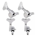 SET DE CLAVIJAS DE PRECISION P/ BAJO (2 IZQUIERDO 2 DERECHO) GSW PLATEADAS