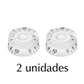 PERILLAS TIPO LES PAUL BLANCAS (2 UNIDADES)