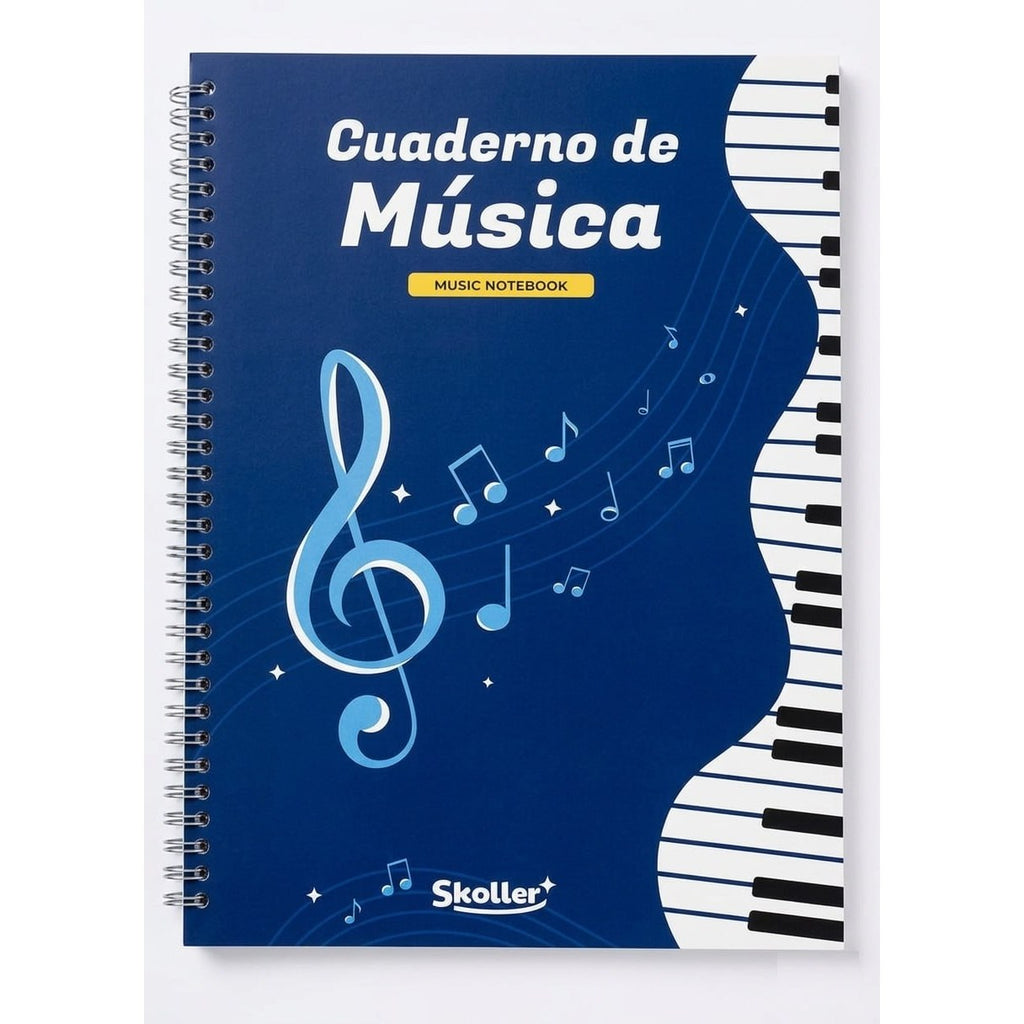 CUADERNO PENTAGRAMADO GRANDE