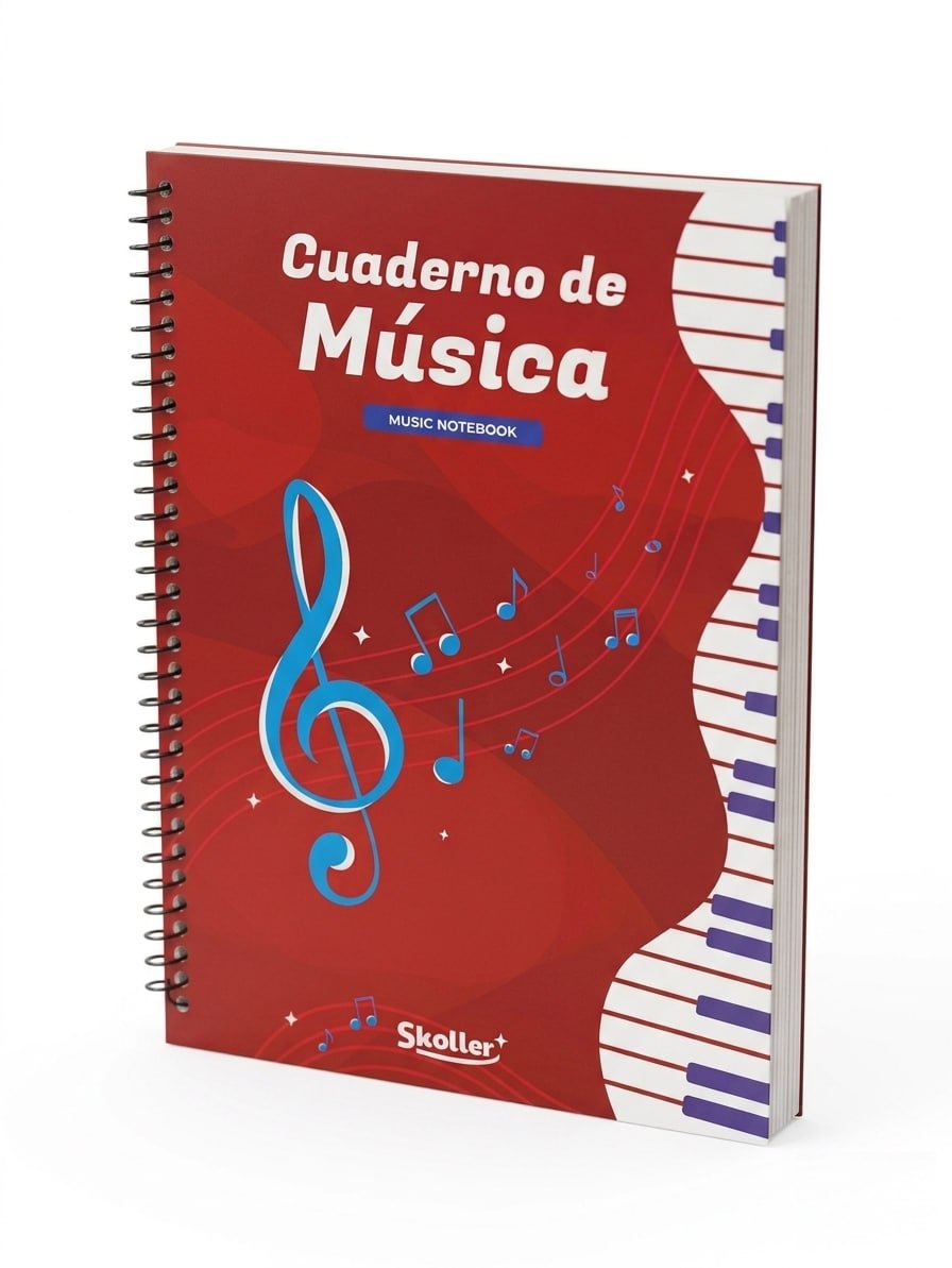 CUADERNO PENTAGRAMADO GRANDE