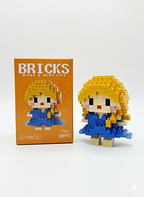MINI BRICKS PRINCESAS Y FANTASIA