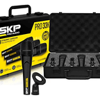 KIT DE 3 MICROFONOS CARDIOIDE DINAMICO SKP