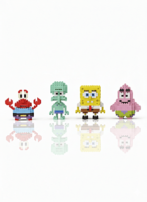 MINI BRICKS BOB ESPONJA